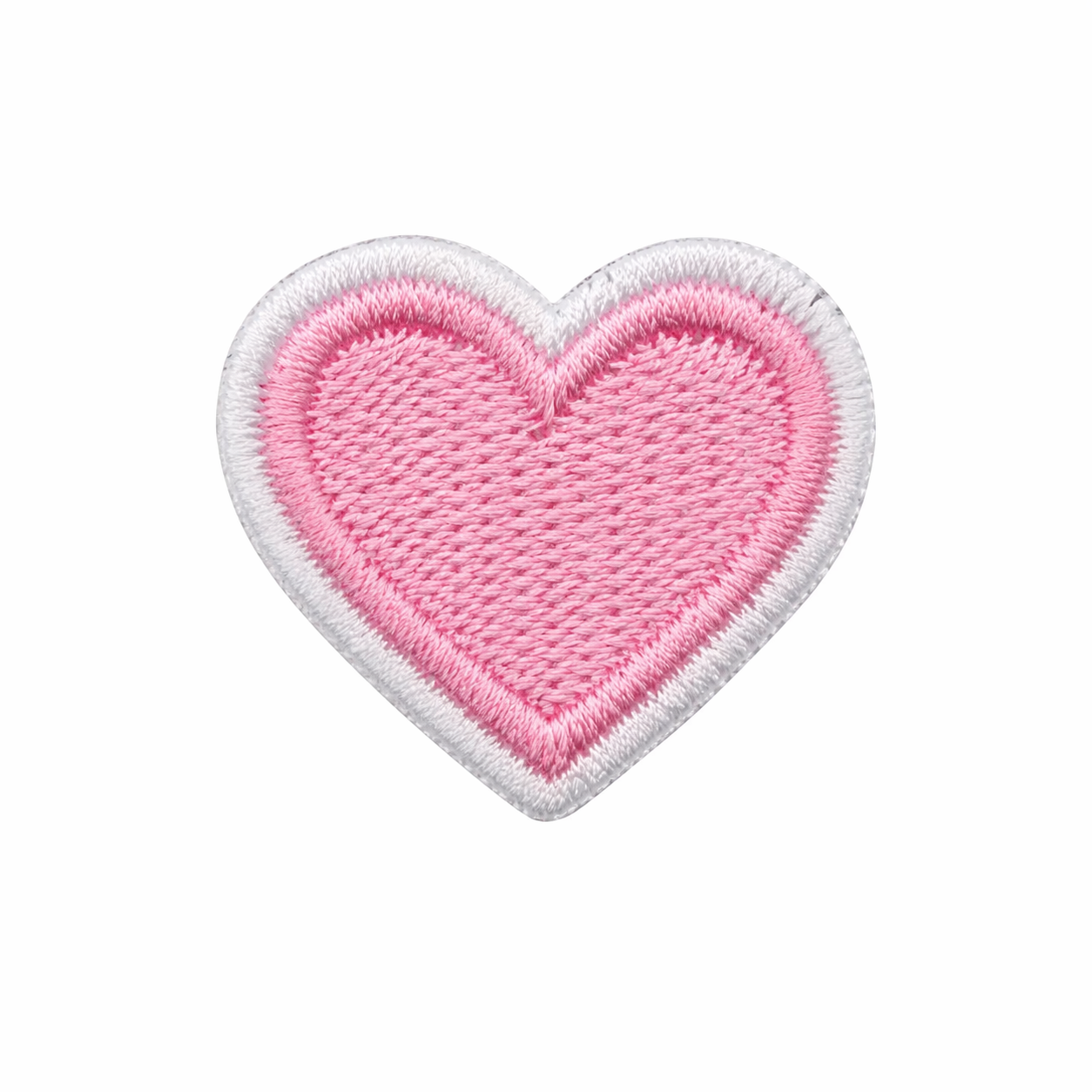 Hjärta rosa - Strykbart tygmärke
