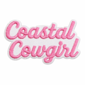 Coastal cowgirl rosa - Strykbart tygmärke