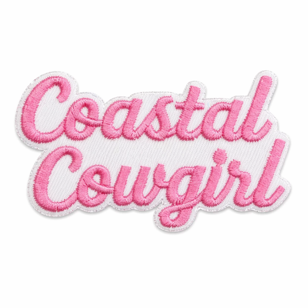 Coastal cowgirl rosa - Strykbart tygmärke