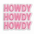 Howdy Rosa - Strykbart tygmärke