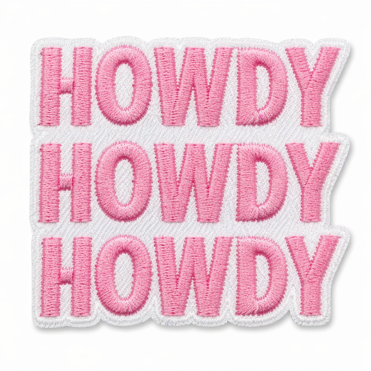 Howdy Rosa - Strykbart tygmärke