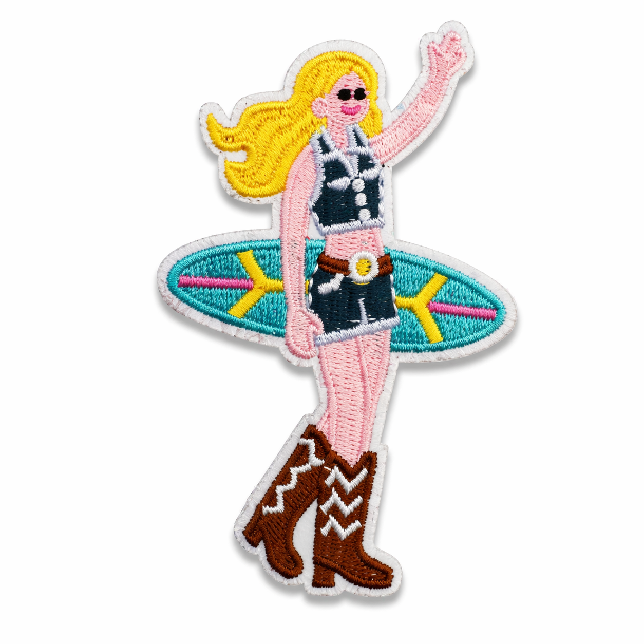 Surf Cowgirl - Strykbart tygmärke