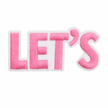 Let's Rosa - Strykbart tygmärke