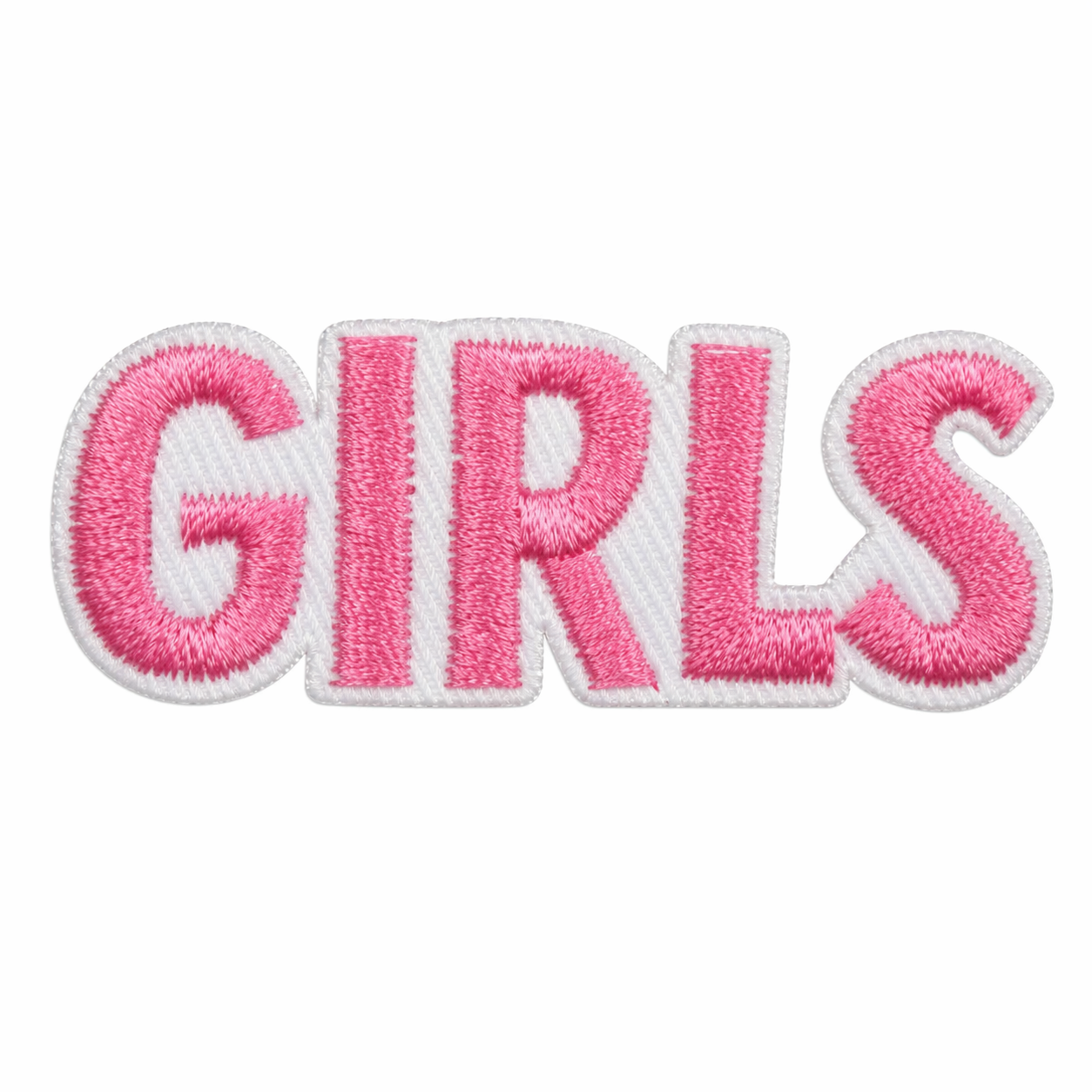 Girls Rosa - Strykbart tygmärke