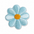 Blomma Turkos - Strykbart tygmärke