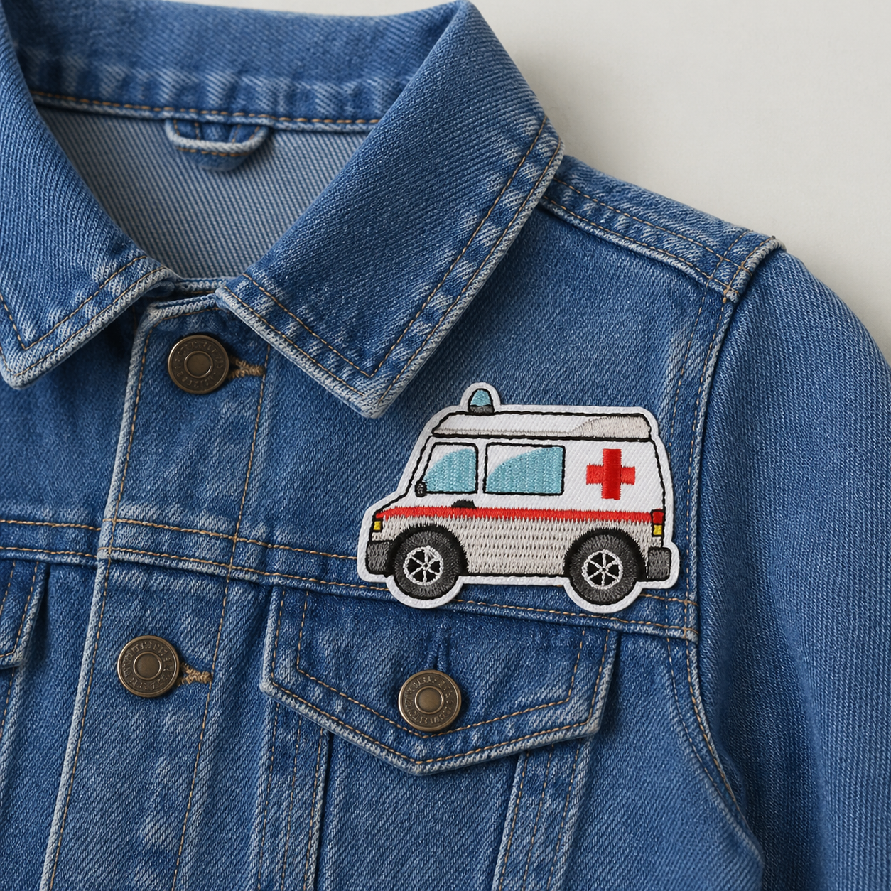Ambulans - Strykbart tygmärke