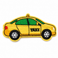 Taxi Gul - Strykbart tygmärke