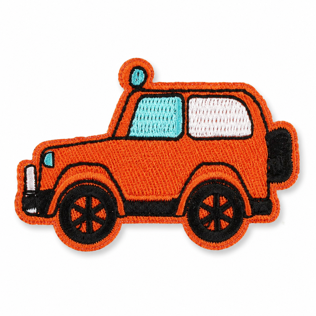Jeep Orange - Strykbart tygmärke