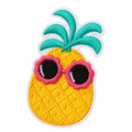 Ananas Glasögon - Strykbart tygmärke