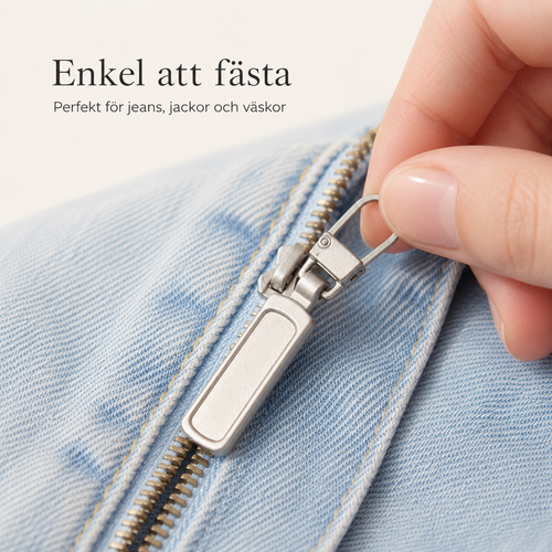 Blixtlåshänge – laga trasig dragkedja på sekunder