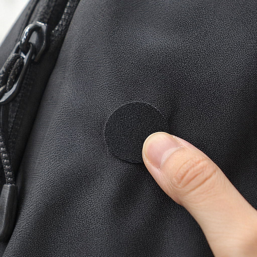 Selvklæbende runde små reparationsplastre 12-pak