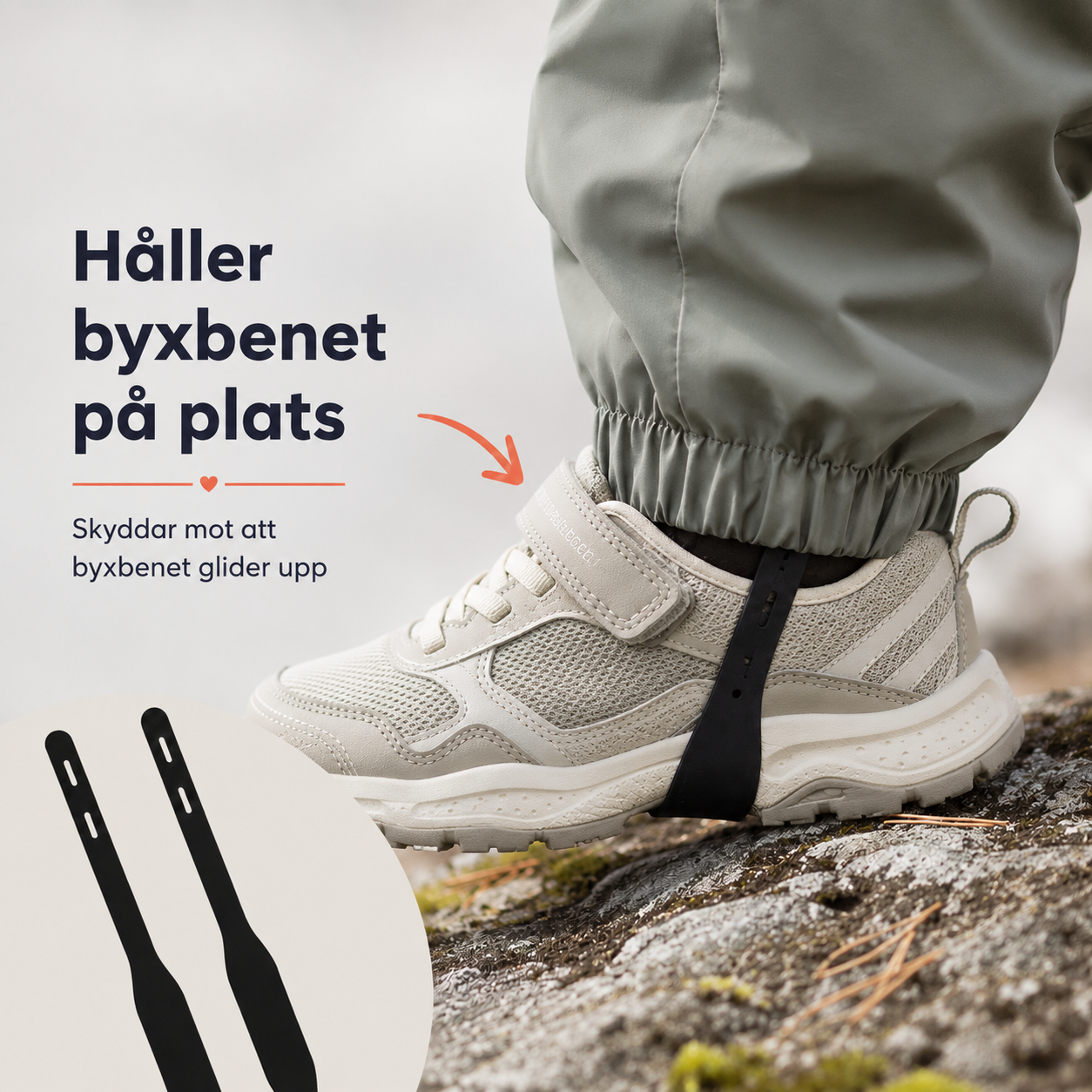 Fothällor för overall och regnbyxor – 2-pack